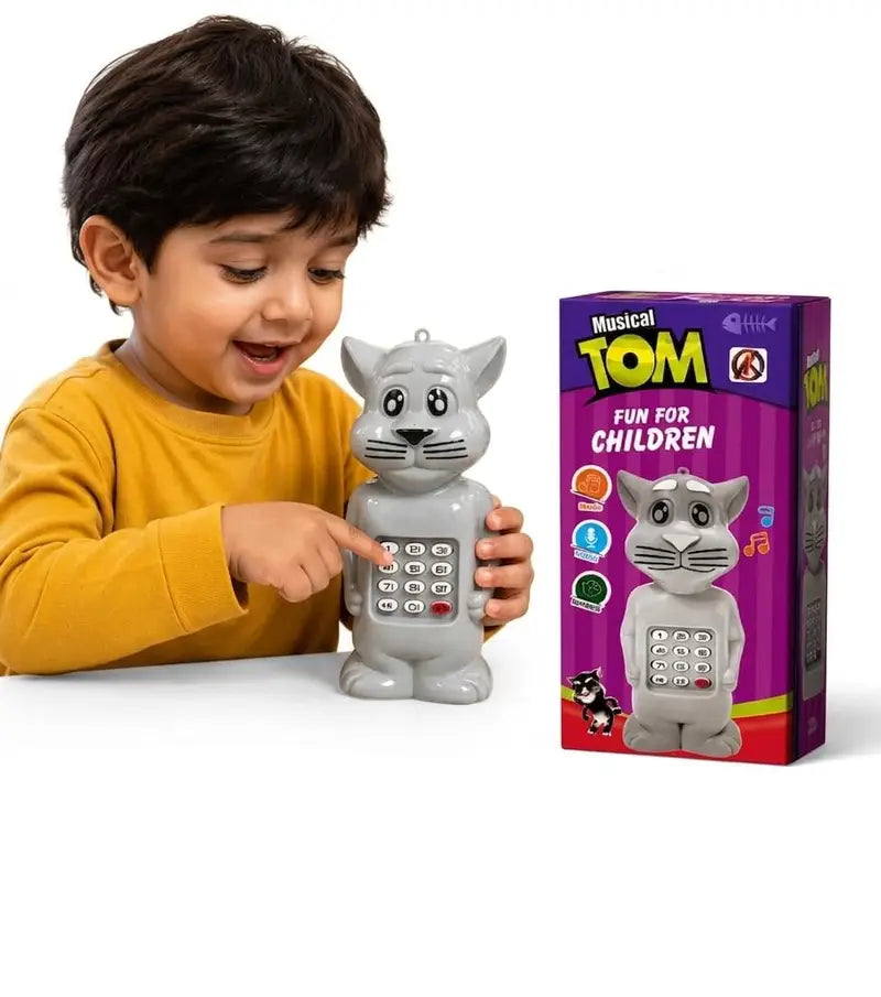 Musical Cat Toy with Rhymes, Songs & Interactive Buttons | Learning Toy for Boys & Girls Age 3+ Years