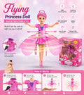 Flying Princess Doll Toy for Kids – USB Rechargeable LED Hover Fairy with Hand Sensor & Spinning Wings