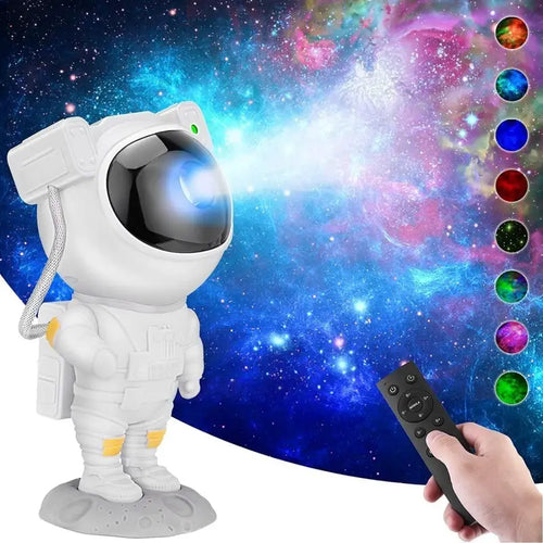 Astronaut Galaxy Star Projector Night Light with Remote Control – Nebula Space Projector for Bedroom, Kids Room, Gaming Room & Home Decor